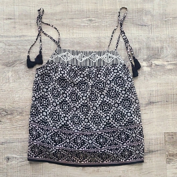 American Eagle Tank Top with Tassels sz S/P - Picture 1 of 7